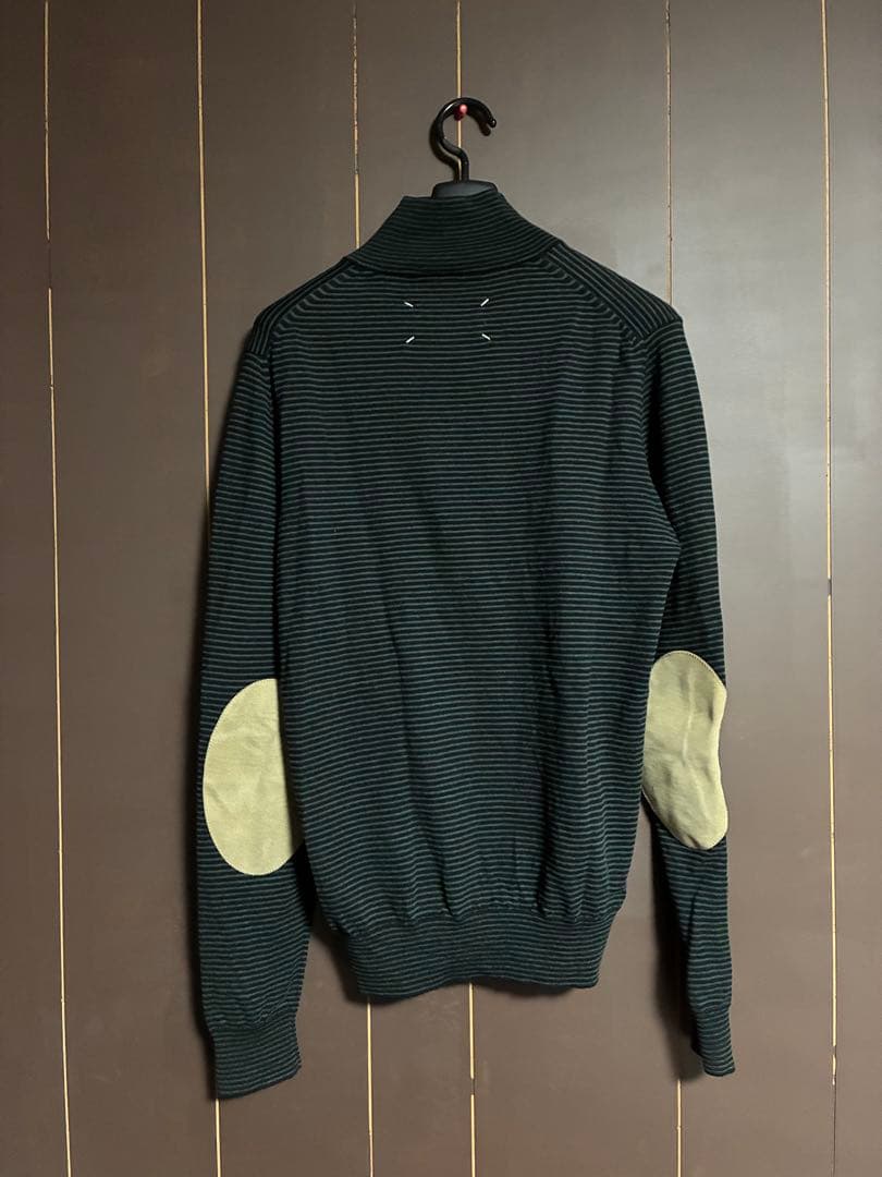 Maison Margiela エルボーパッチドライバーズニット