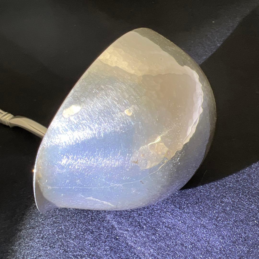 ジョージジェンセンエコーンsterling925特大グレービーレードル　202g