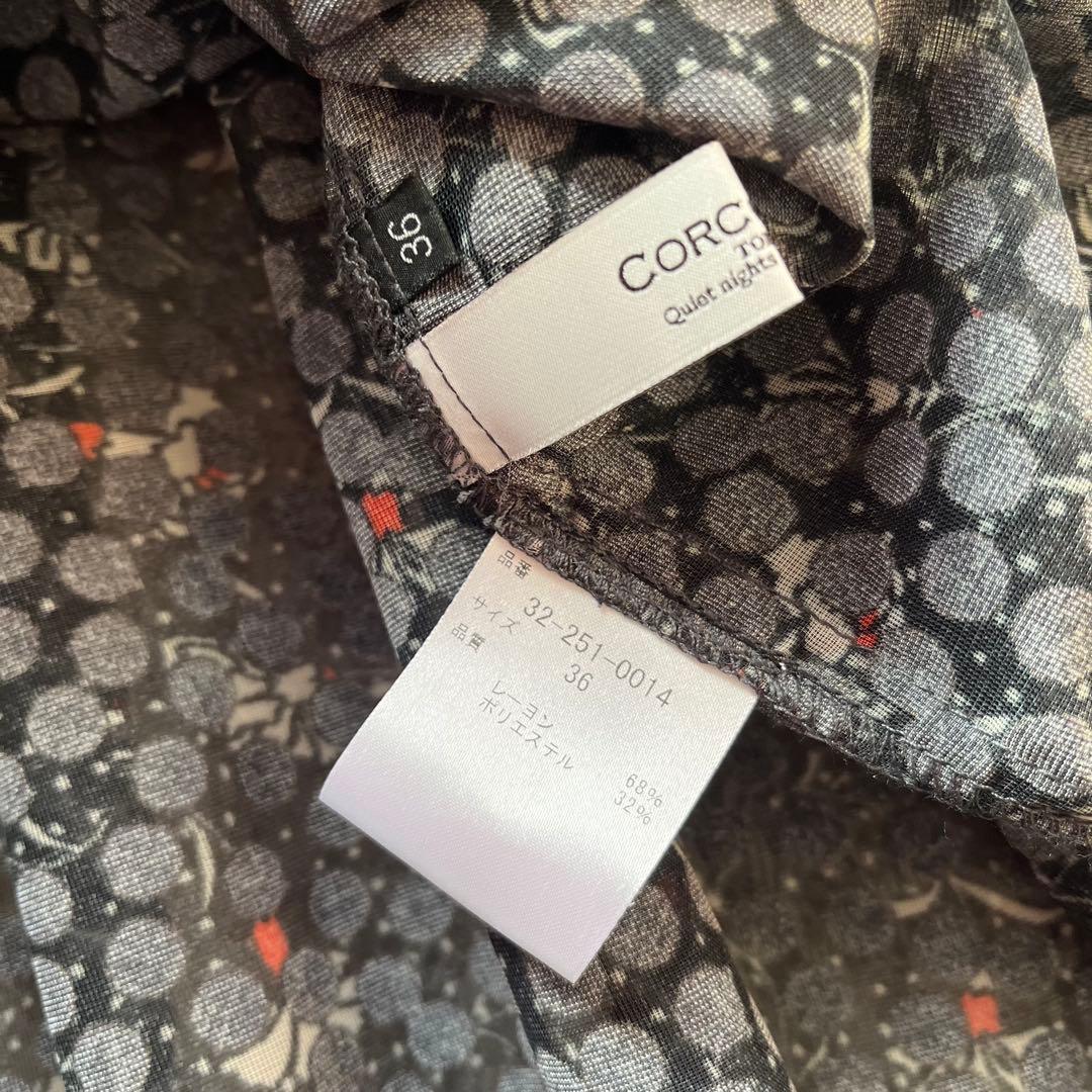 完売品 2025 CORCOVADO フラワーオパールパフスリーブドレス