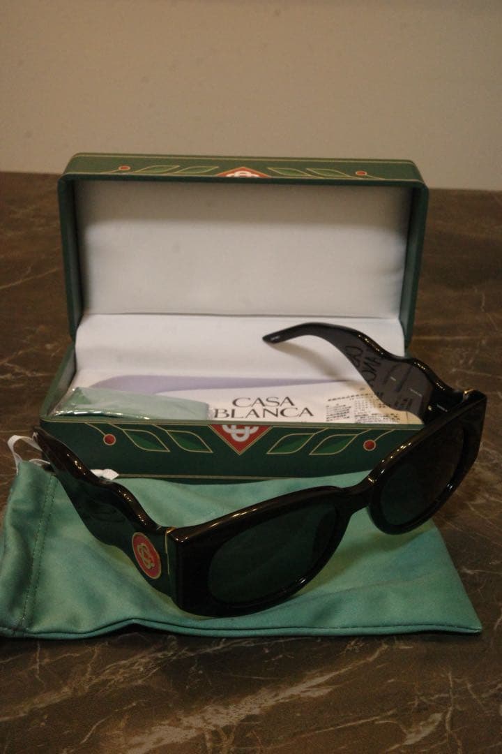 Casablanca WAVE サングラス セルフレーム ブラック