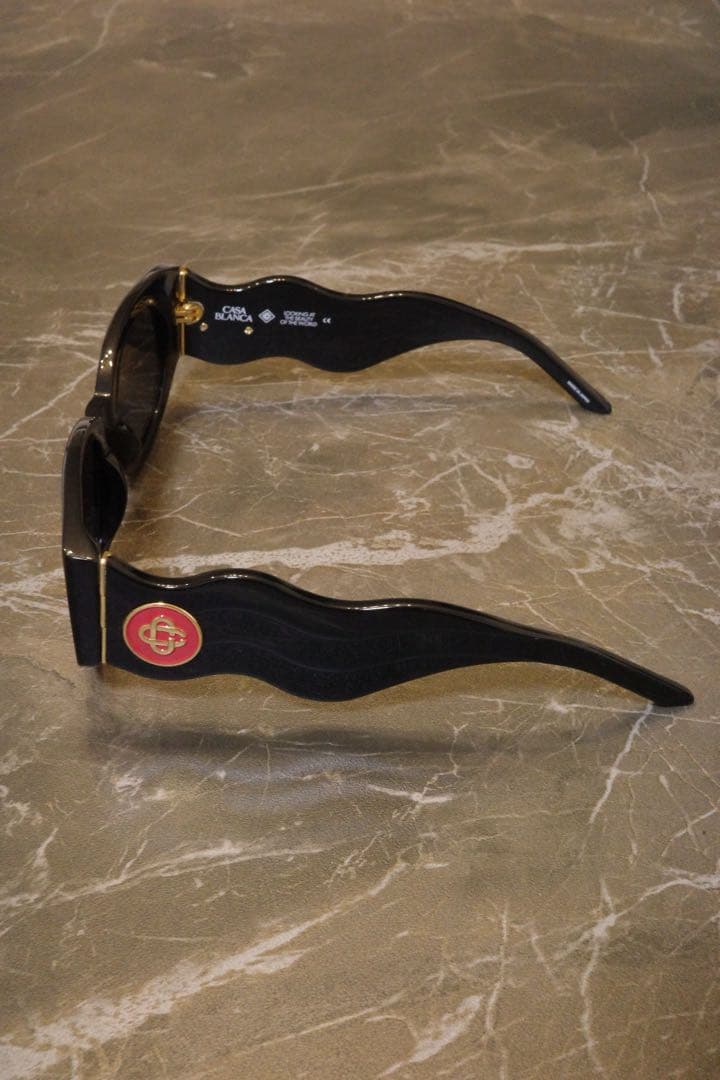 Casablanca WAVE サングラス セルフレーム ブラック