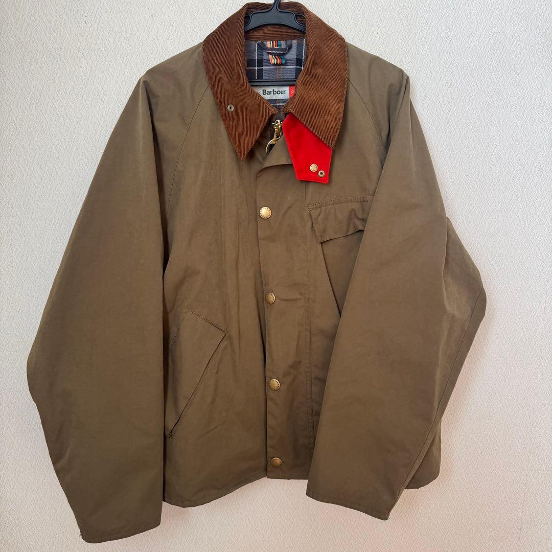 PaulSmith×Barbourトランスポート ピーチスキン 32 キャメル