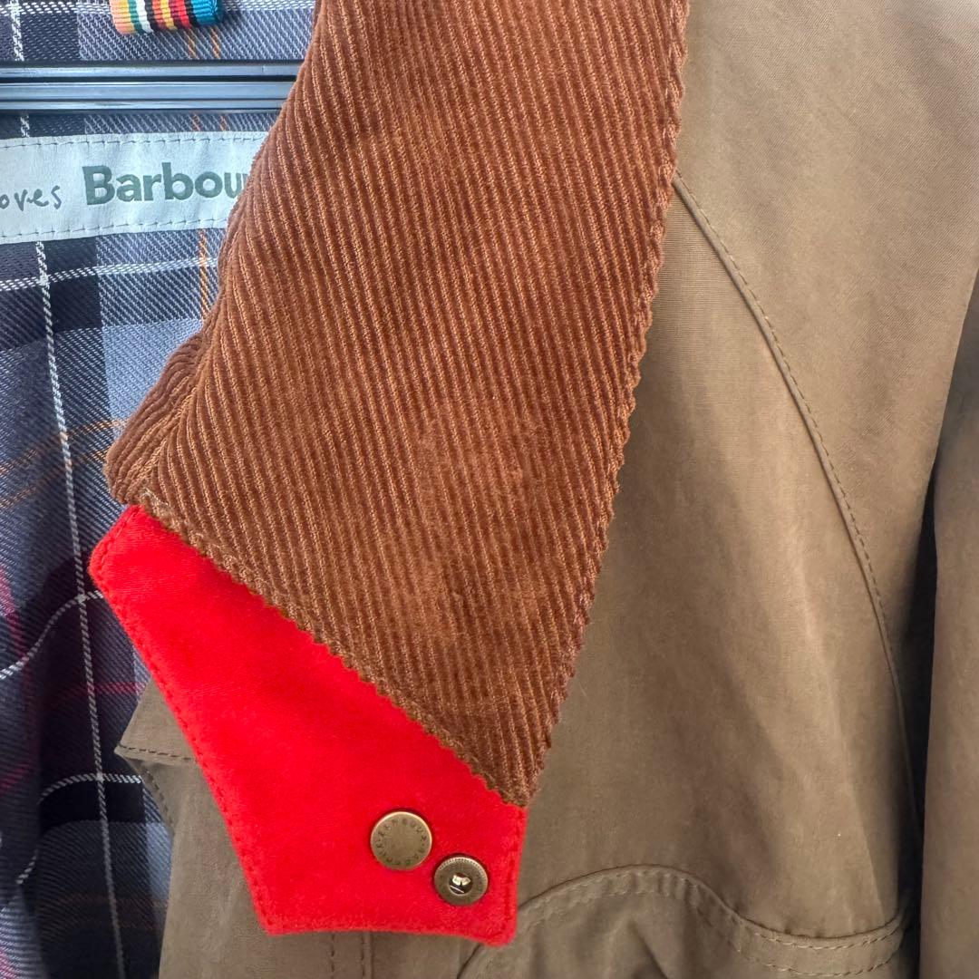 PaulSmith×Barbourトランスポート ピーチスキン 32 キャメル