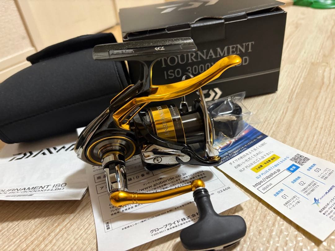 ダイワ トーナメント ISO 3000XH-LBD スピニングリール