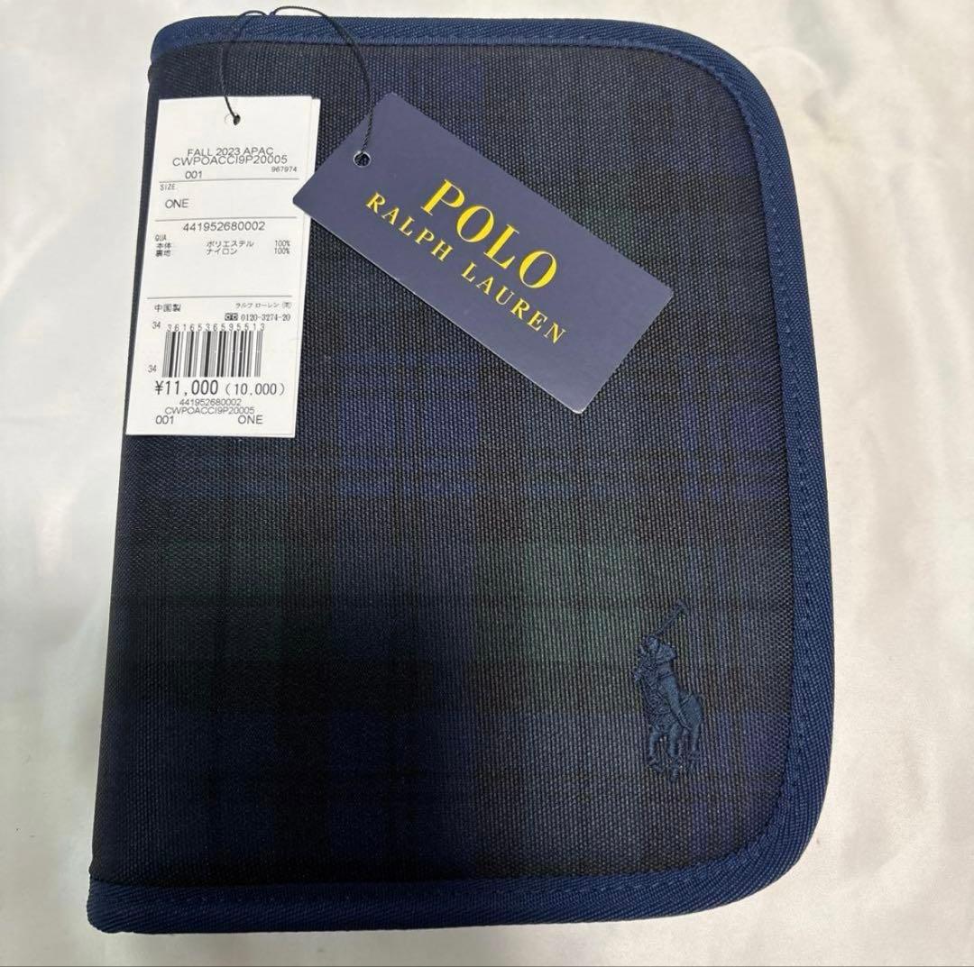 新品　ラルフローレン RALPH LAUREN 母子手帳 手帳ケース チェック