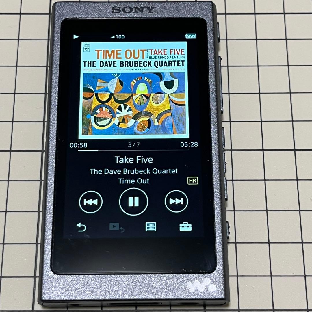 値下げ、128Gsdカード追加、美品 Sony NW-A35HN ソニー充電器付