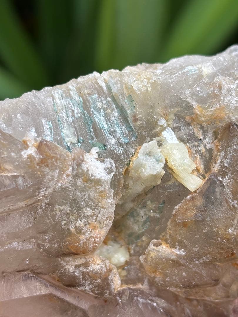 希少　ミナスジェライス州産　シトリン　ジャカレー　トルマリン共生　237g