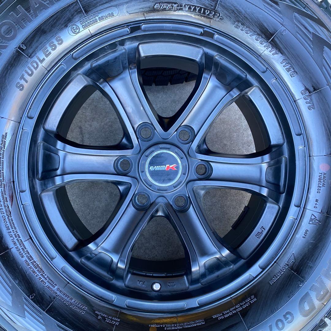 中古バリ溝‼️ヨコハマスタッドレスセット265/65R17 プラド、ハイラックス