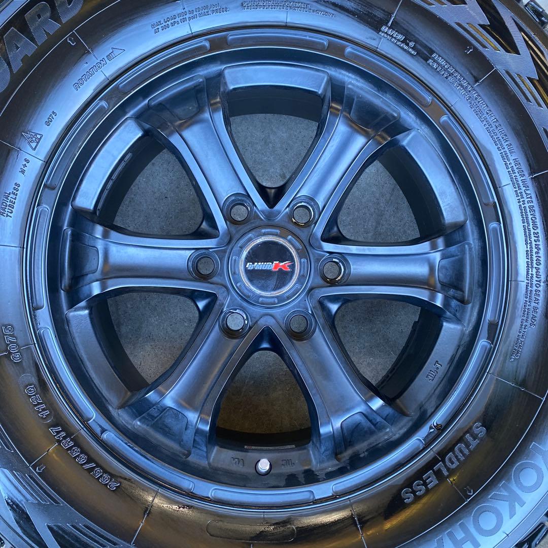 中古バリ溝‼️ヨコハマスタッドレスセット265/65R17 プラド、ハイラックス