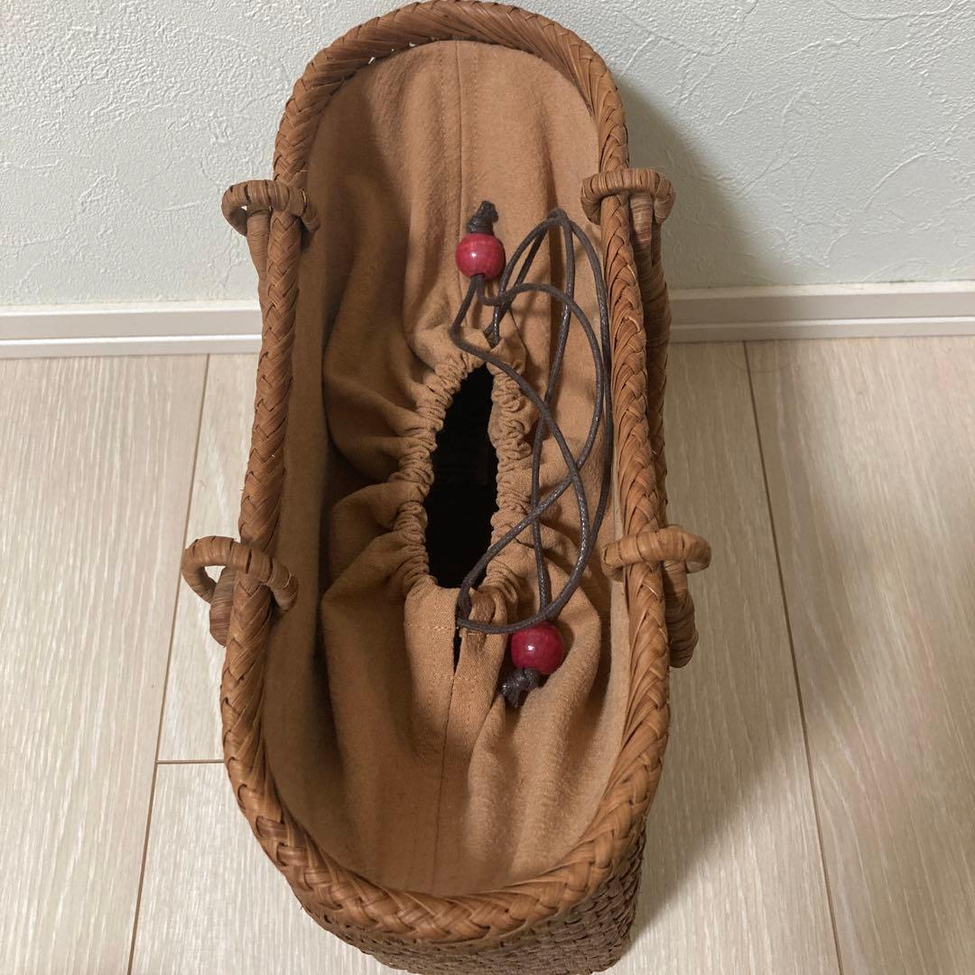 期間限定【特選】 最高級山葡萄 網代編み 細編みバッグ　ストラップ葡萄藤