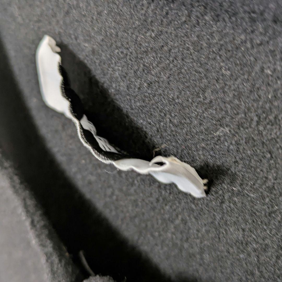 【美品】u-big 石井毛皮 ベスト ジレ ボリューム フォックスファー L 黒