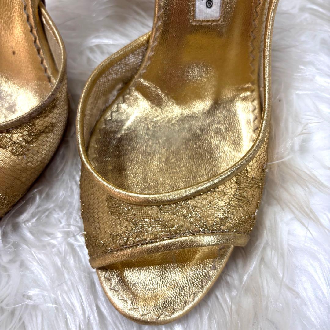 MANOLO BLAHNIK 良品✨マノロブラニク オープントゥサンダル