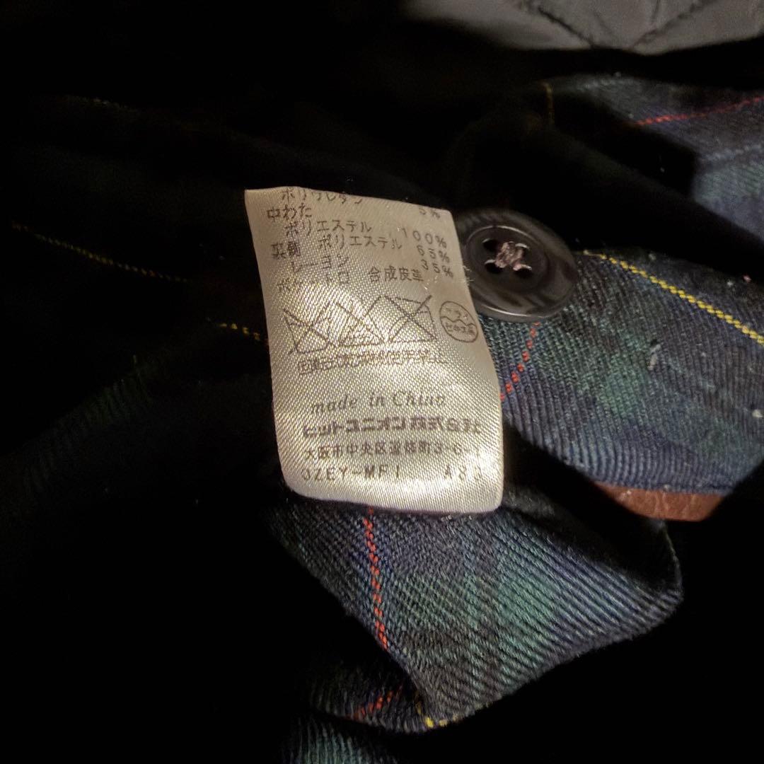 1622　フレッドペリー　リバーシブル　キルティングジャケット　ブラックウォッチ