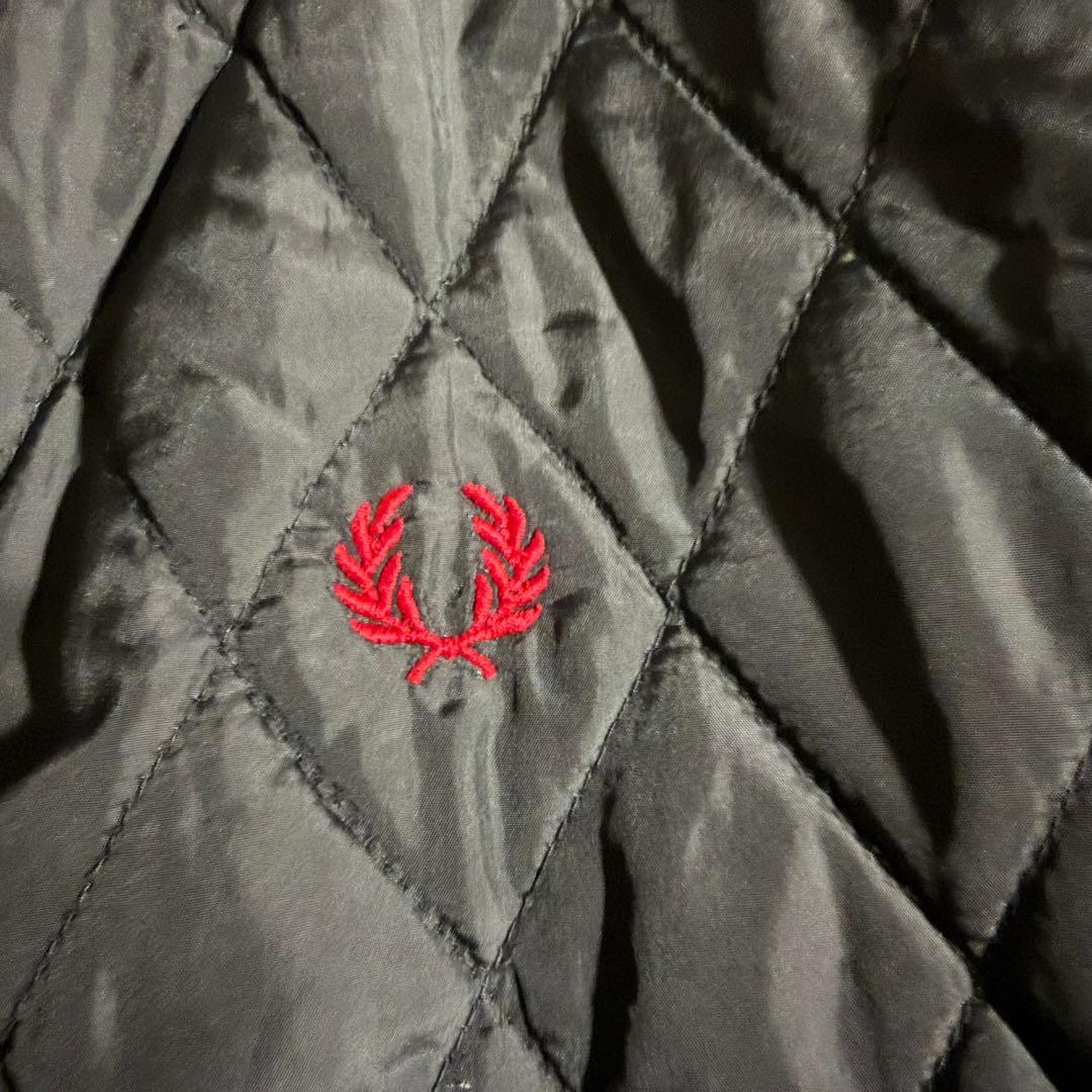 1622　フレッドペリー　リバーシブル　キルティングジャケット　ブラックウォッチ