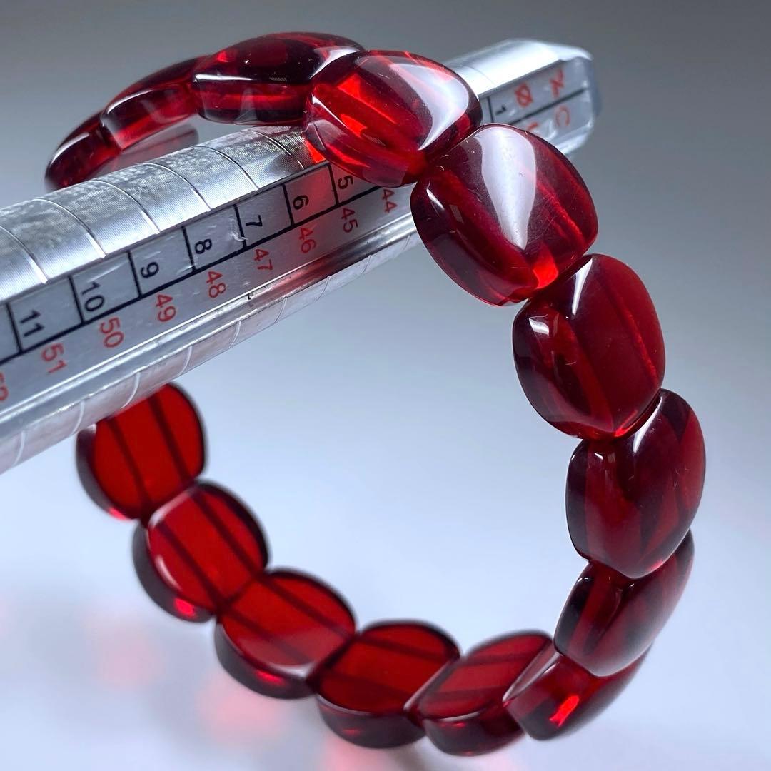 専用極上　レッドアン(紅琥珀) バングル　12gタサチ　東な7-0315☆2F