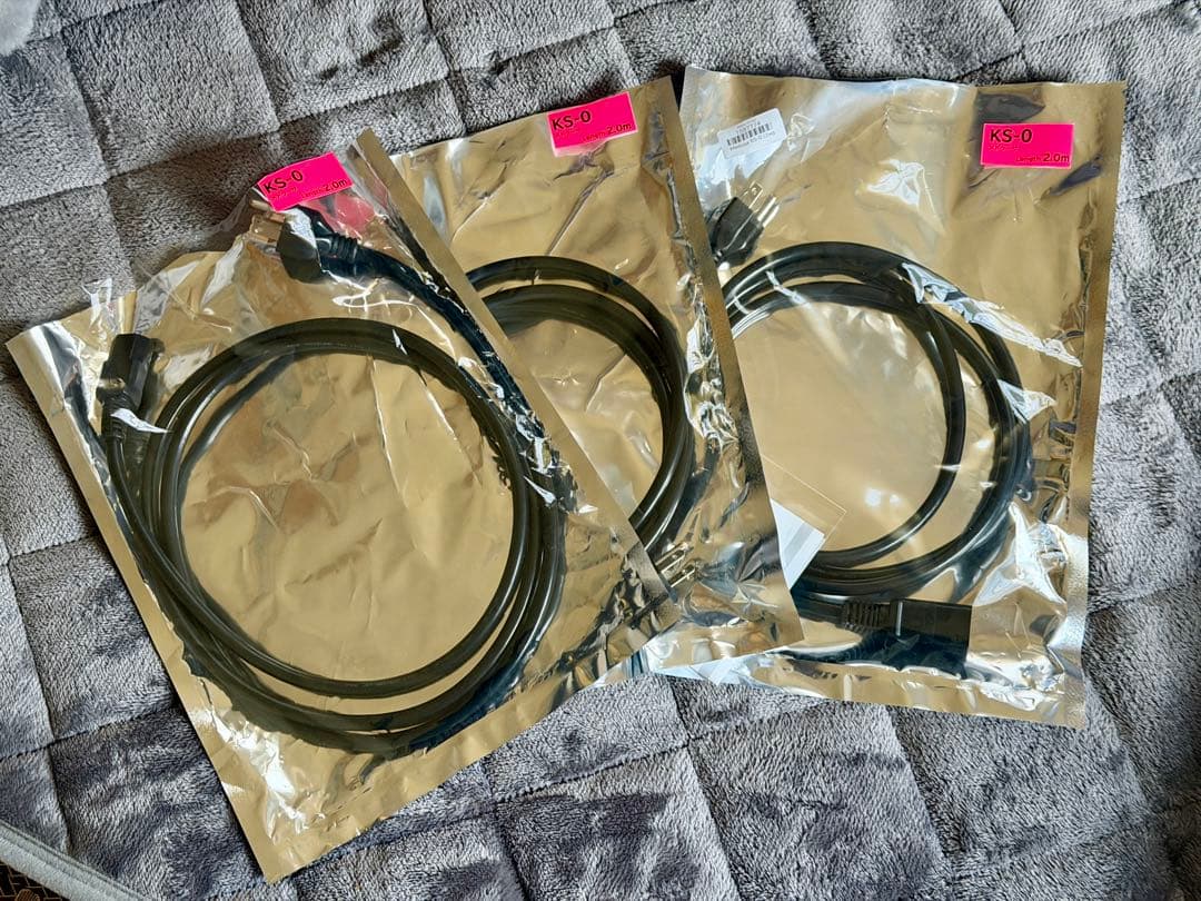 3本セットKOJO Medusa（メドゥーサ） (KS-0) 3極プラグ 2m