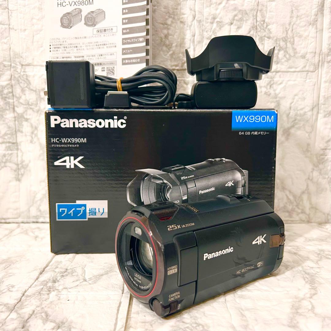 【動作品】Panasonic HC-WX990M 4K ビデオカメラ 動作確認済