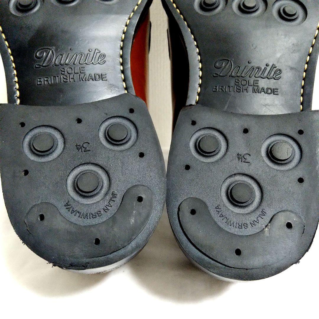 Jalan Sriwijaya 98651 プレーントゥ シューズ 茶　革靴