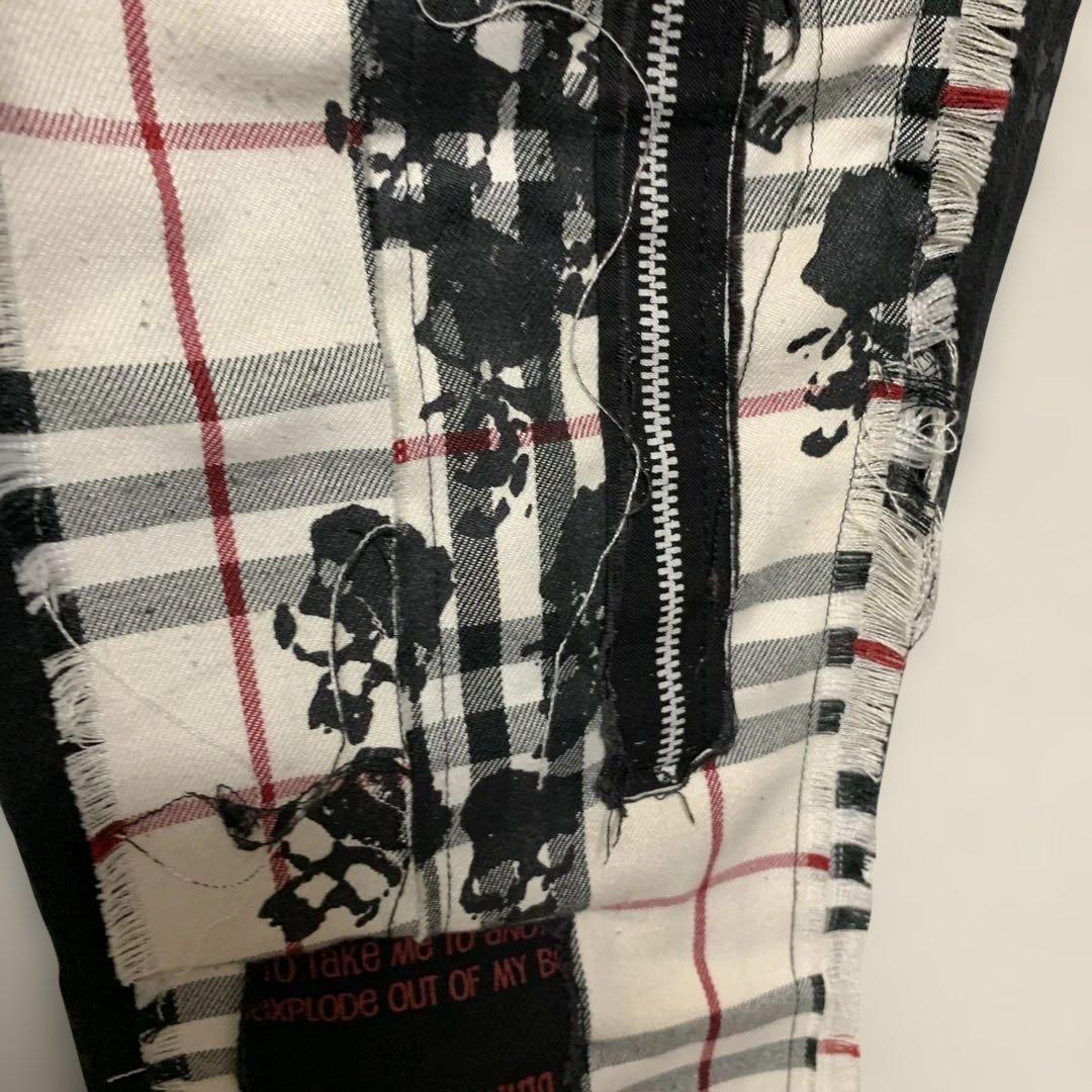 エイチナオト フォーエバーアナーキー V系 パンク ロック ドクロ 骸骨 ズボン