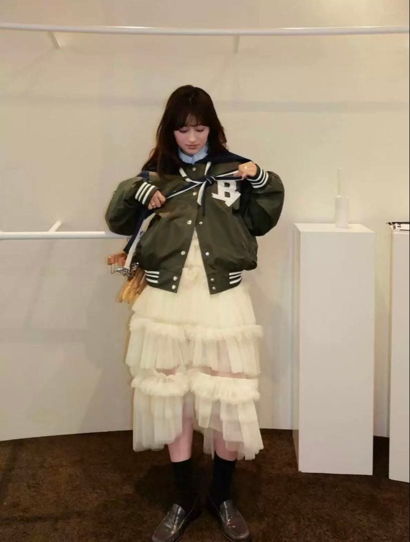 タグ付き新品 bibiy セーラー ブルゾン カーキ