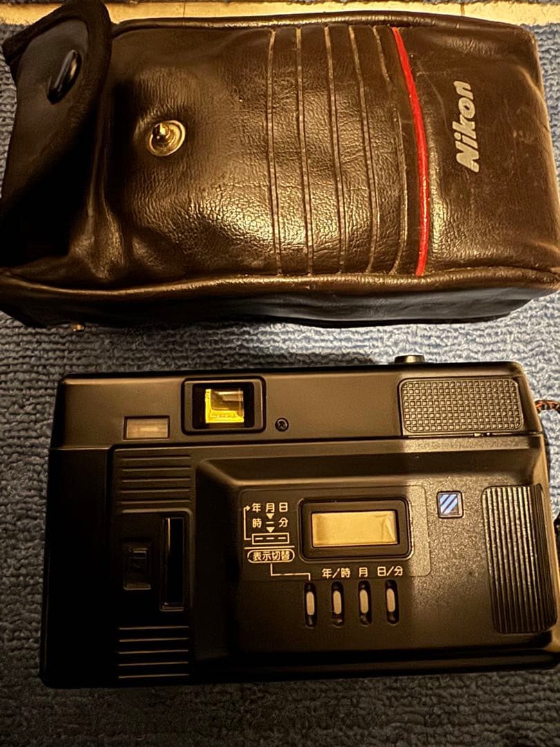 動作品 フィルムカメラ Nikon L35AD2 ストラップ ケース付き ニコン