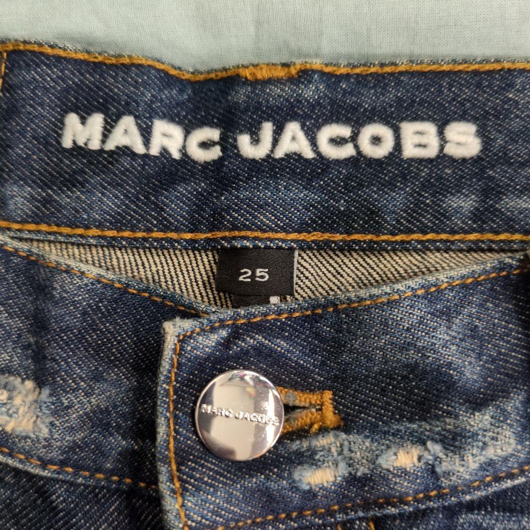 mickey MARC JACOBS 花柄刺繍デニムショートパンツ 25