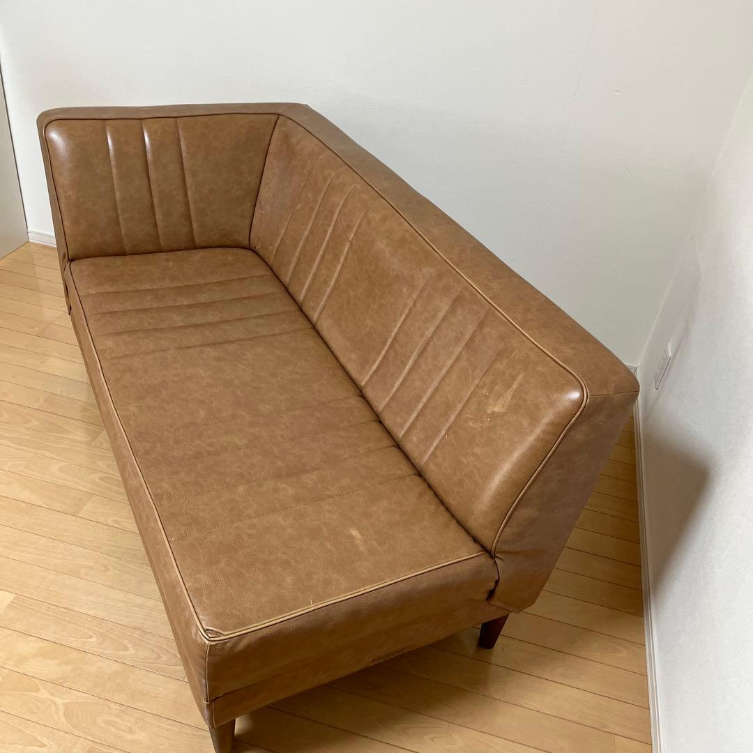 【niko and...】ソファカウチR/クラシックダイナーシリーズ　ベージュ