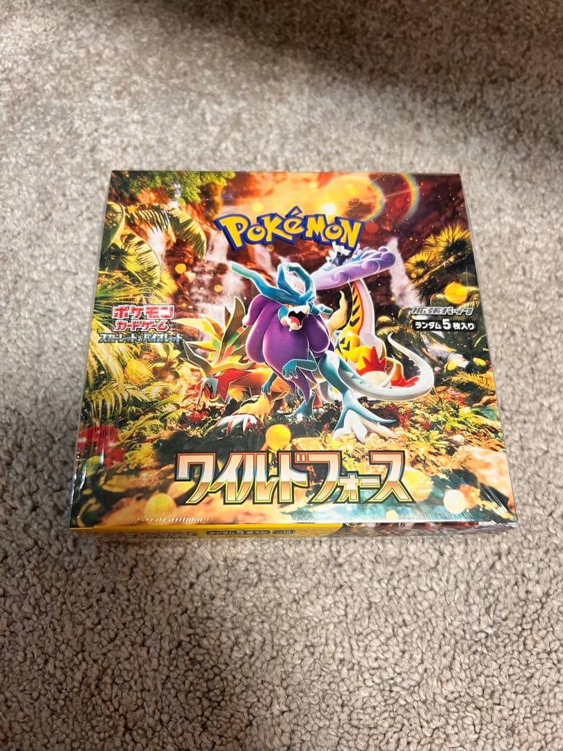 ポケカ　ワイルドフォース　新品未開封box シュリンク付き