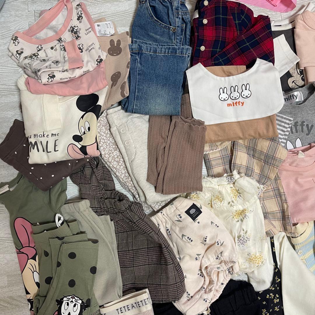 【大量】子供服 女の子 ベビー キッズ まとめ売り 123点