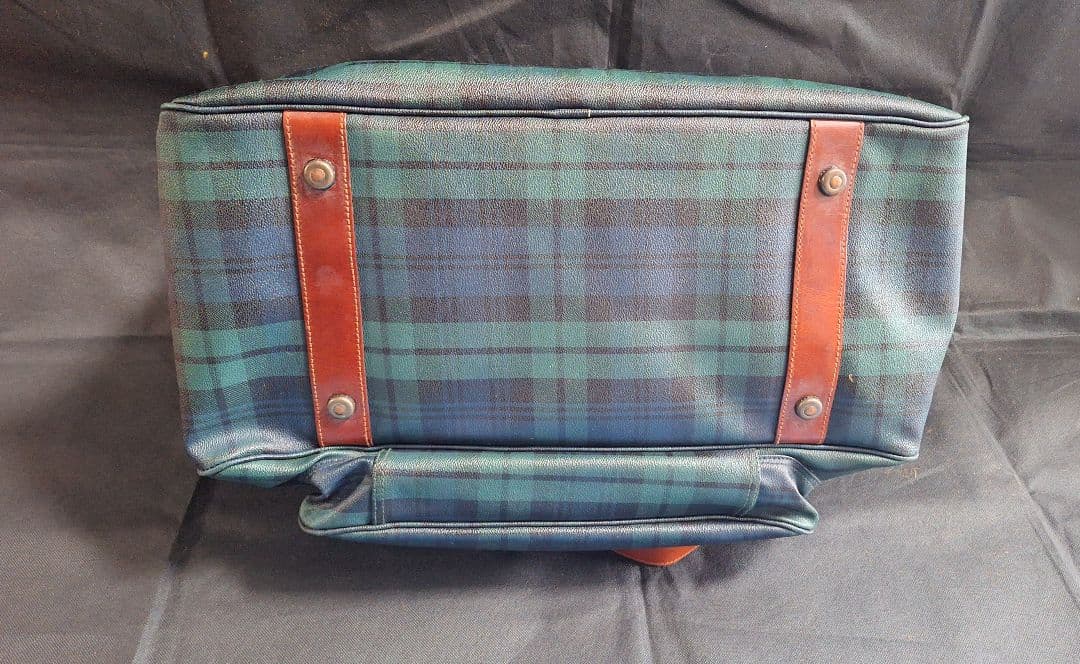 『15日迄』ポロラルフローレン　ボストンバッグ　2WAY ブラックウォッチ 美品