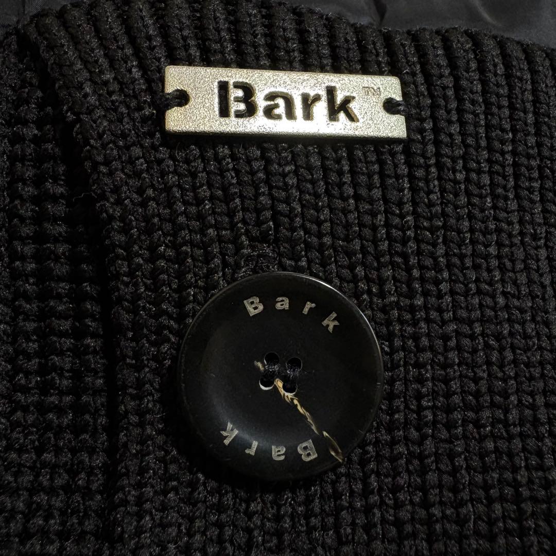 美品　バーク　サーモア 中綿ジャケット ニット切替　フード　洗える　イタリア製