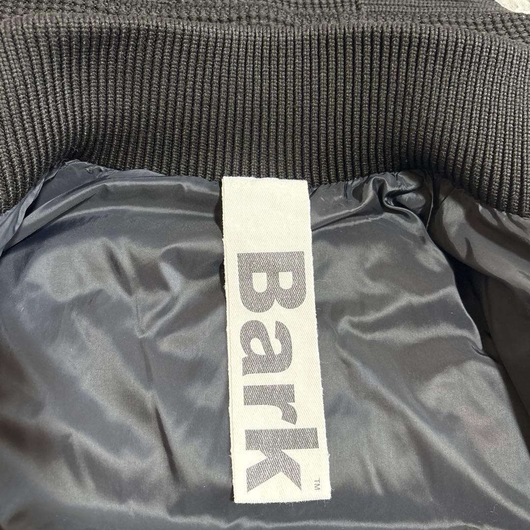 美品　バーク　サーモア 中綿ジャケット ニット切替　フード　洗える　イタリア製