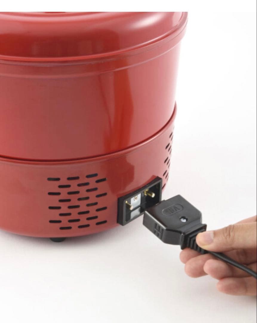 【新品未使用】BRUNO　マルチグリルポット　レッド