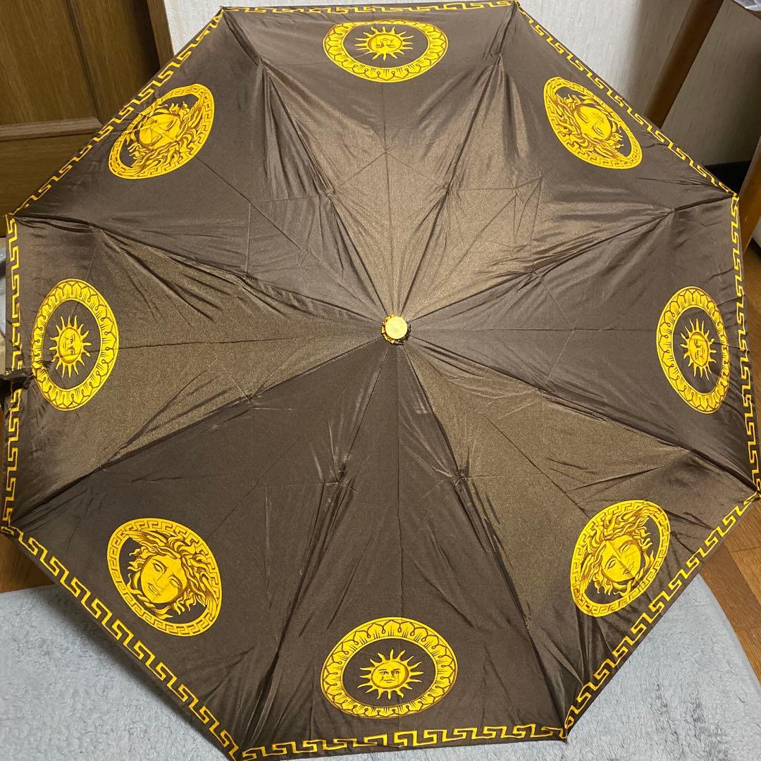 VERSACE 太陽モチーフ 雨傘 折りたたみ