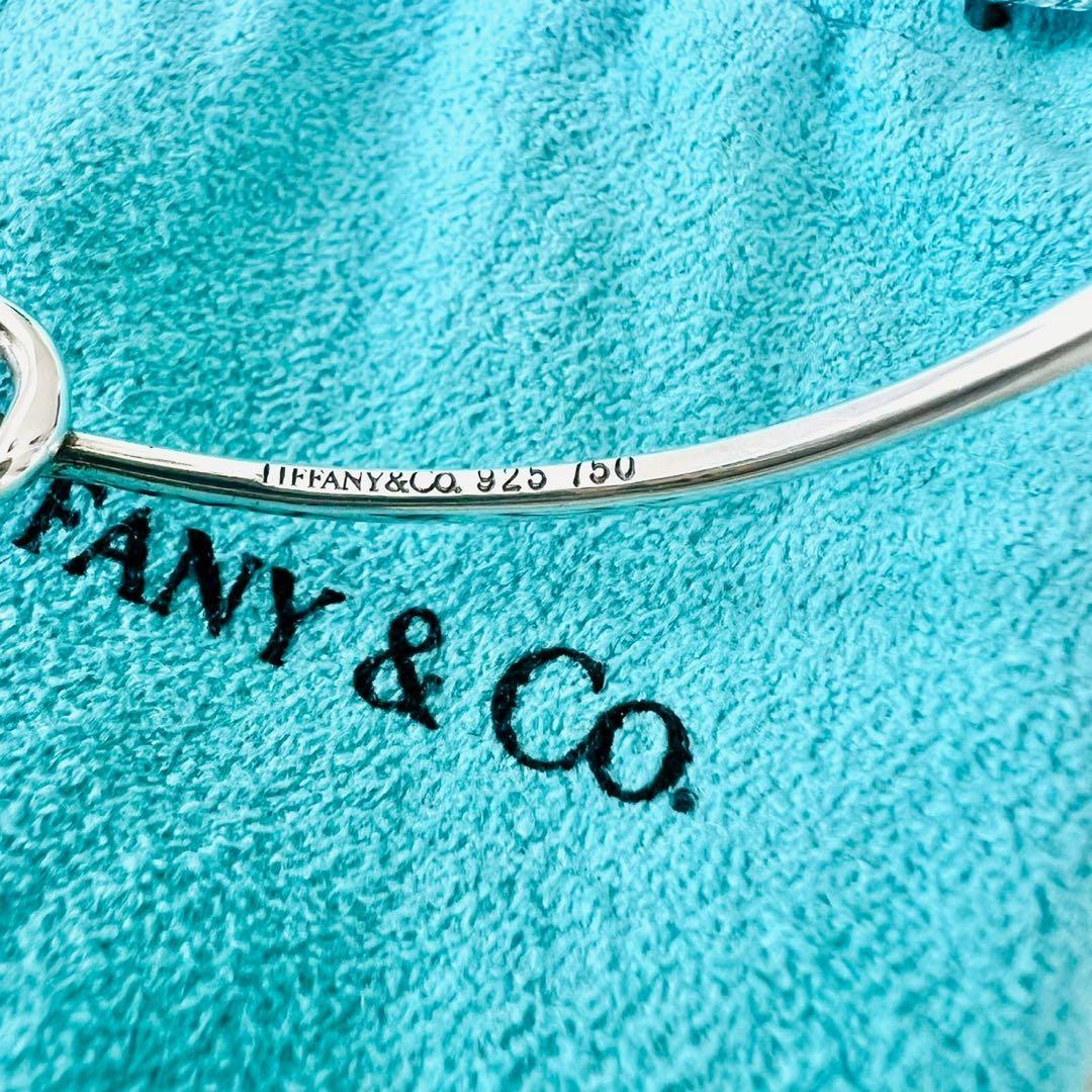 美品✨TIFFANY　ティファニー　バングル　ラブノット　フック＆アイ　コンビ