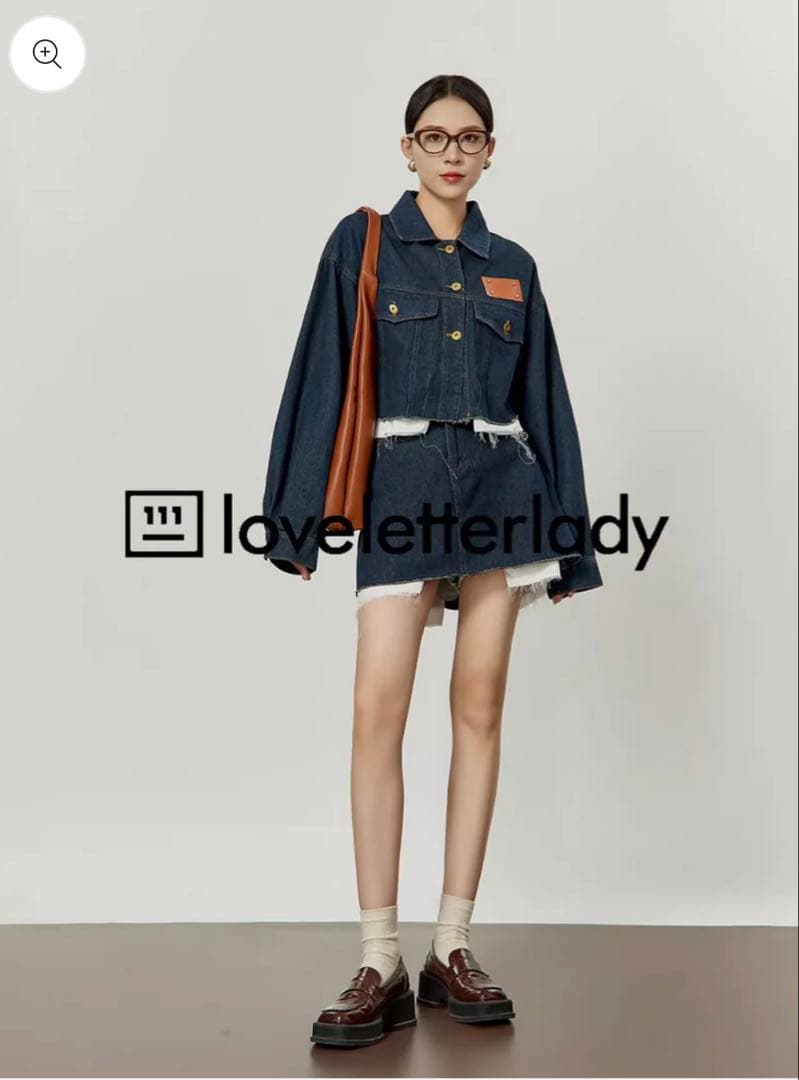 値下げ【AURORAboutique】デニムセットアップ（ジャケット・スカート）