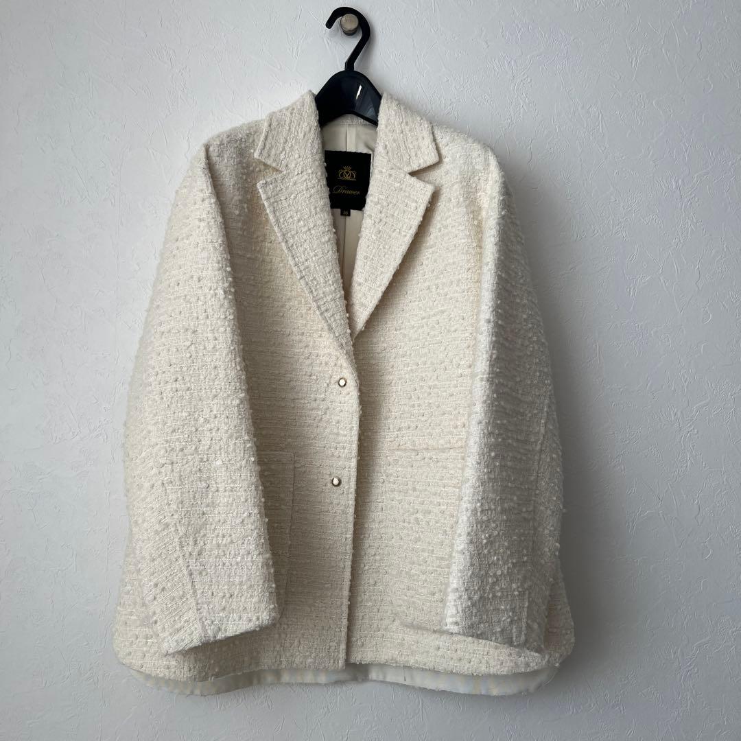 DRAWER 25SS ツイードテーラードジャケット