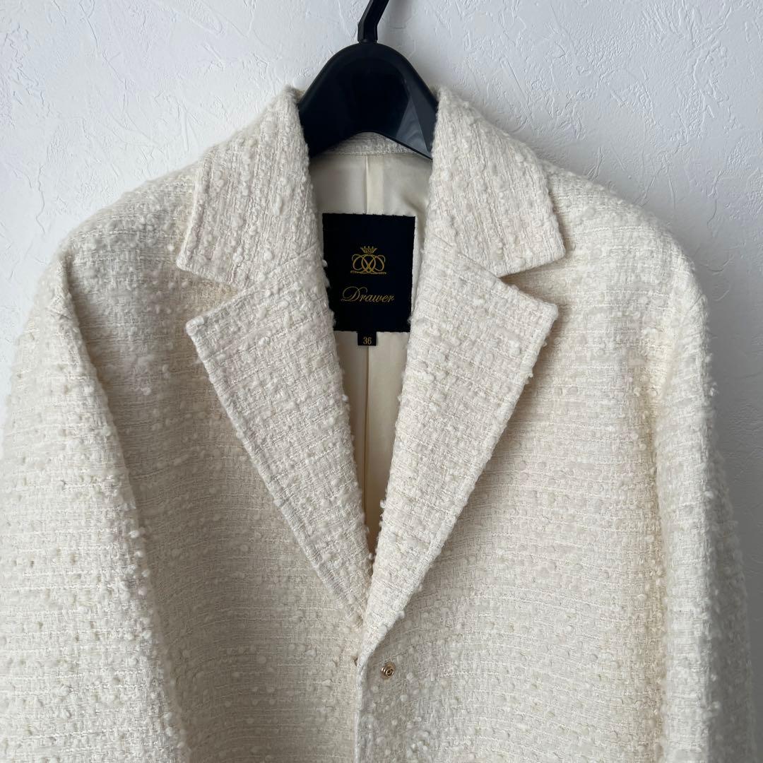 DRAWER 25SS ツイードテーラードジャケット