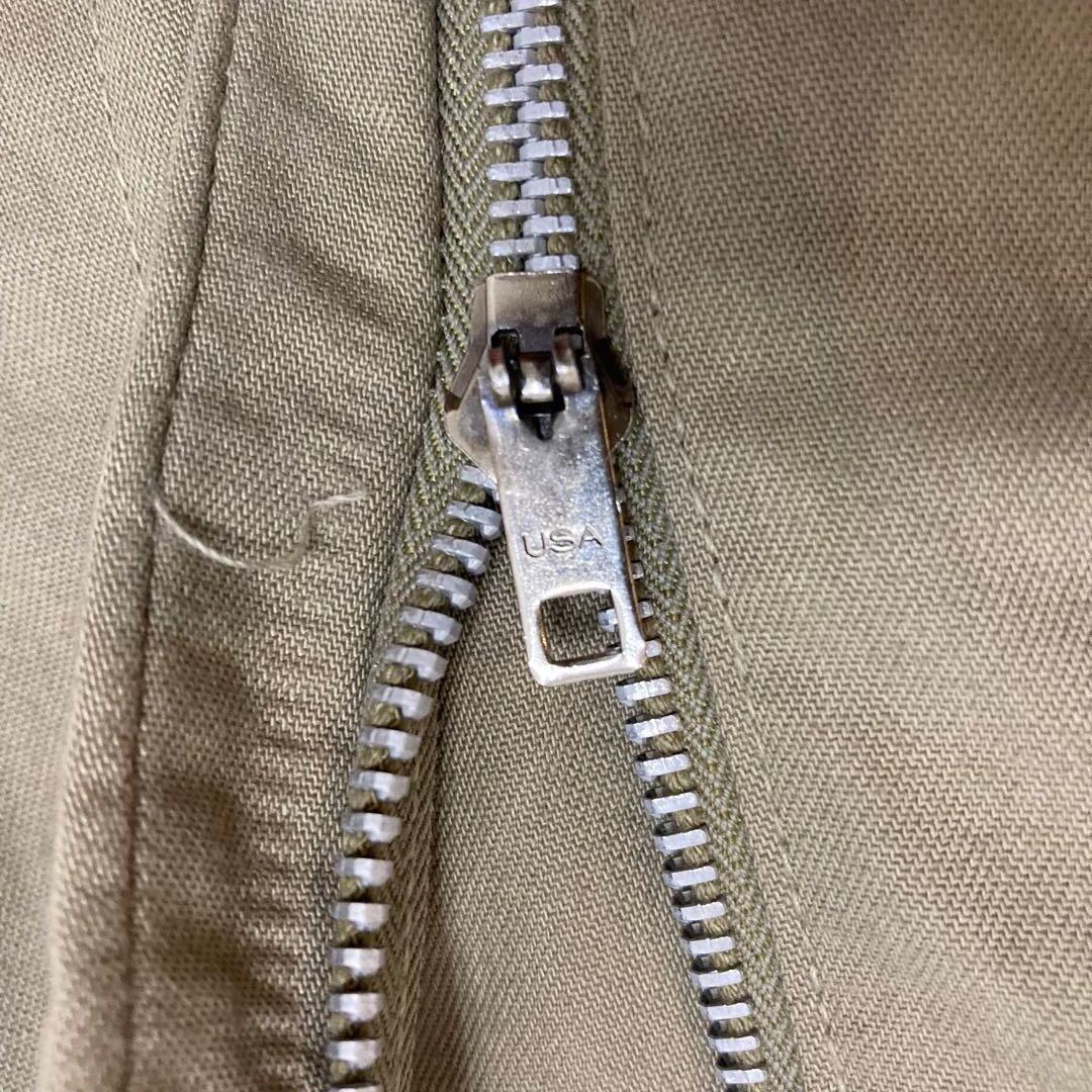 60s チノパン ワークパンツ カーキベージュ W32 ワイド ヴィンテージ