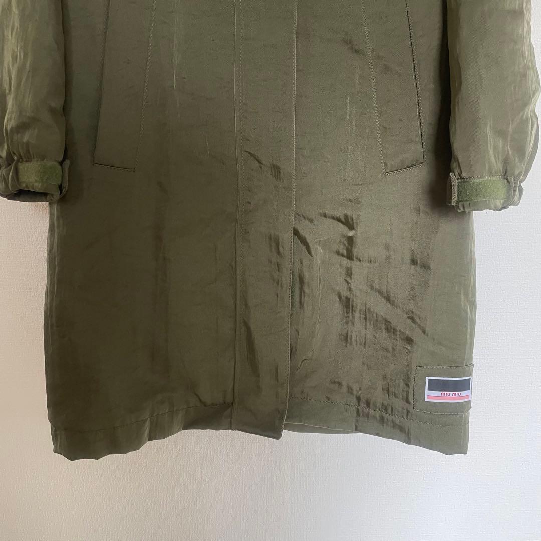り*！様 2019AW MIUMIU モッズ　コート　ミリタリー　36 ミュウミ