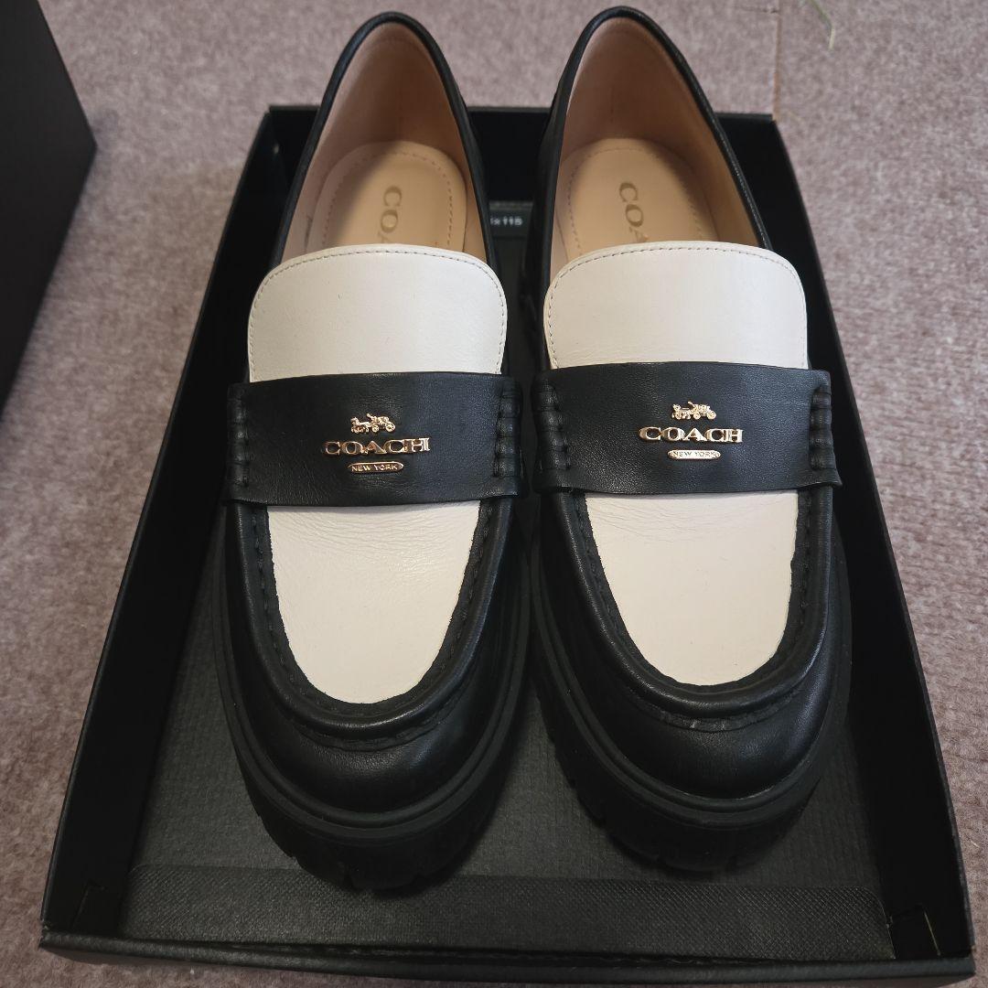 COACH Ruthie Leather Loafer 23.5cm正規品