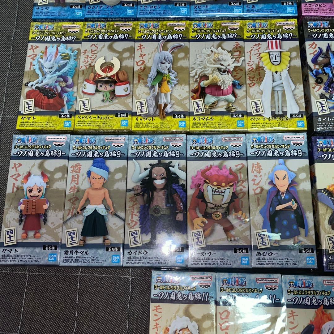 ワンピース ワールドコレクタブルフィギュア ワノ国鬼ヶ島編 全55種