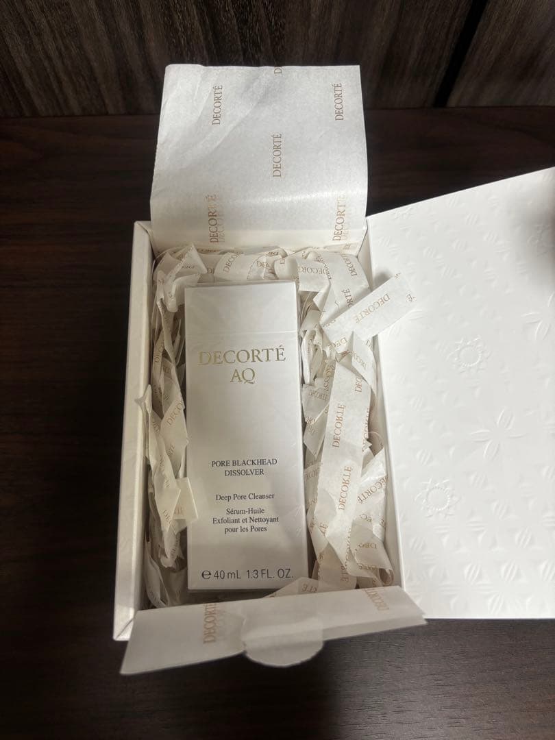 【新品未開封】DECORTÉ AQ 毛穴美容液オイル40mL プレゼント包装