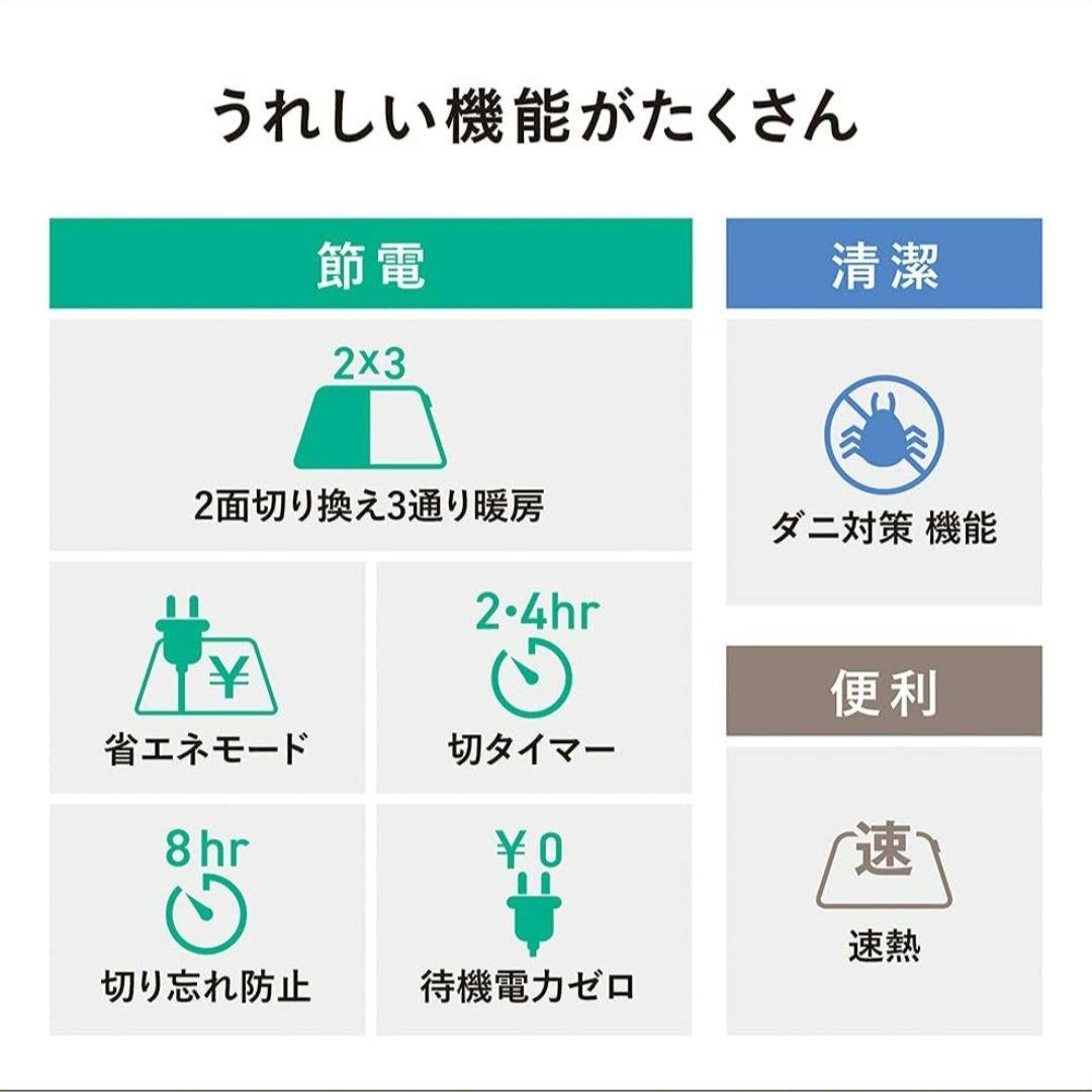 Panasonicホットカーペットヒーター本体2畳 DC-2NK 176×176