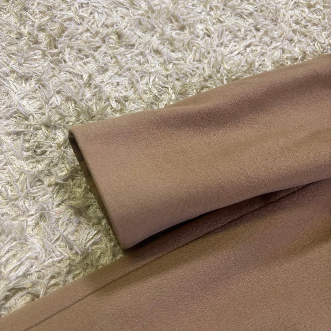 23区　イタリア製　高級生地　ロロピアーナ　ショールカラー　ウール　コート　40