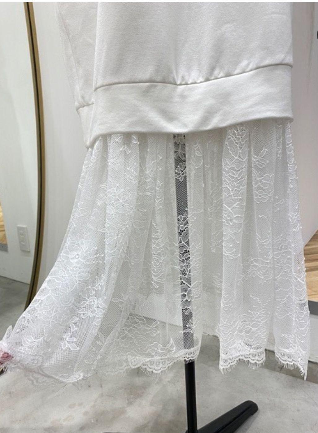 本日23時までセール、未使用エルマンノ シェルヴィーノのパーカーワンピース