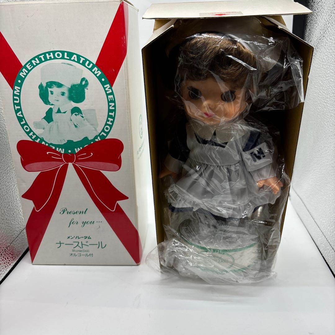 希少　メンソレータム ナースドール　オルゴール付き　30cm　ロート製薬　箱付き