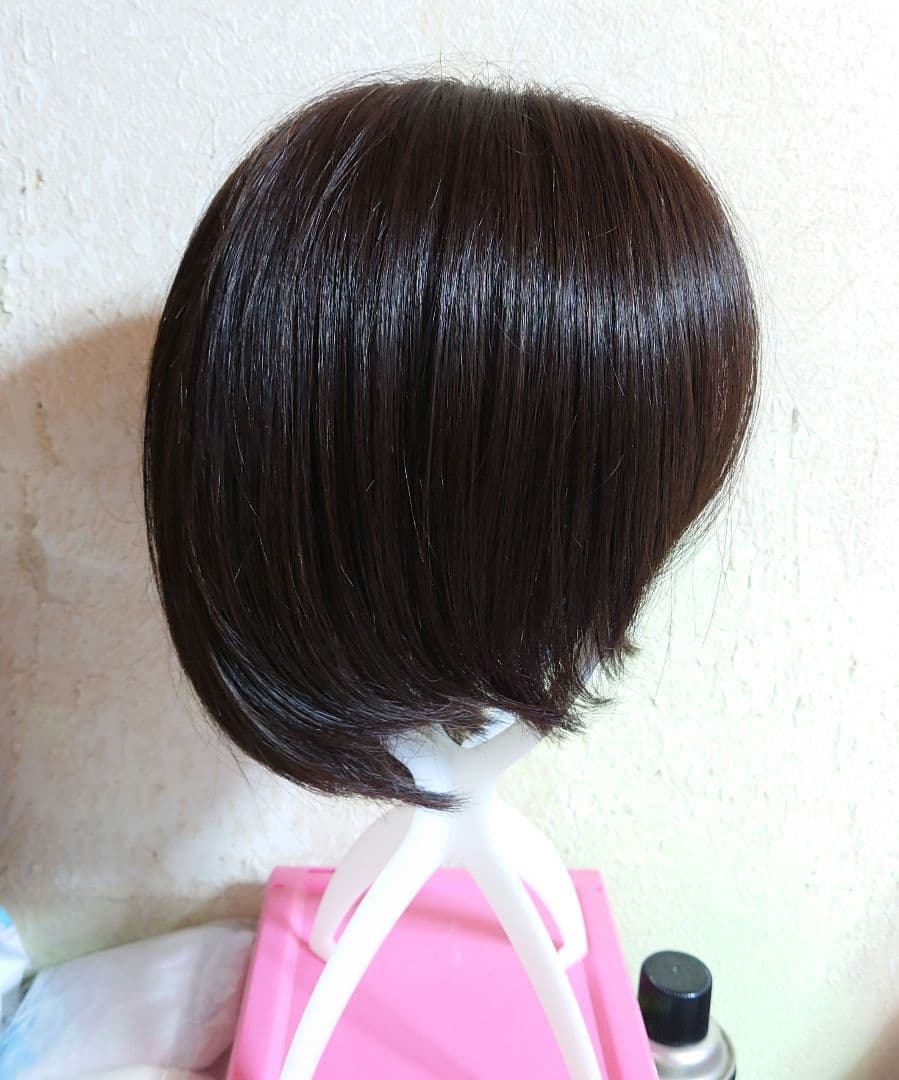 プリシラ ウィッグ Limi ルナショート 人毛ミックスナチュラルカラー