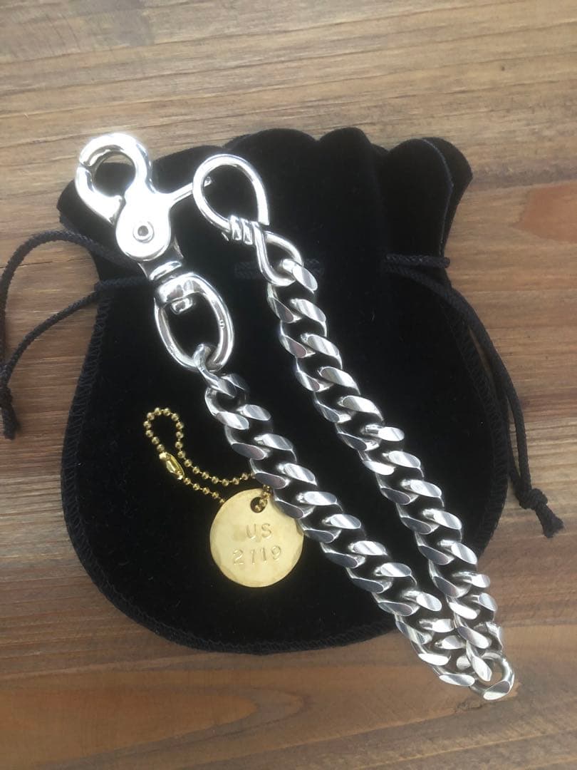 完売品 US三軒茶屋 オリジナル ヘビーゲージウォレットチェーン