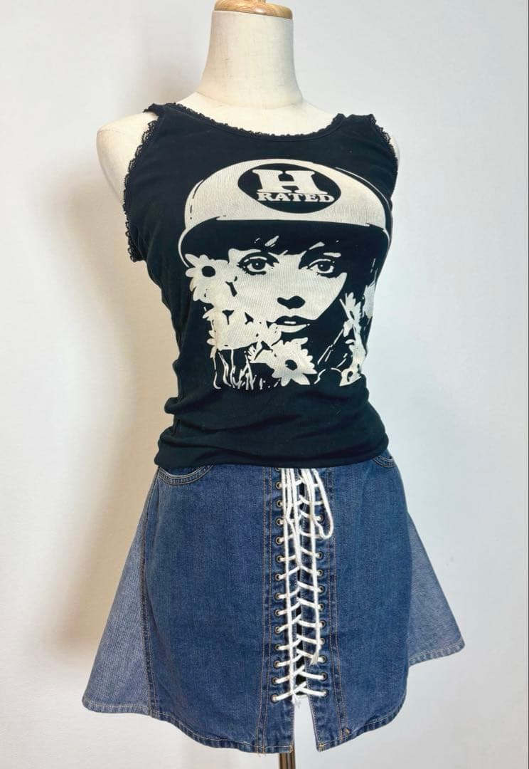 極美品❣️初期ヒステリックグラマー デニムミニスカート 90′sヴィンテージ